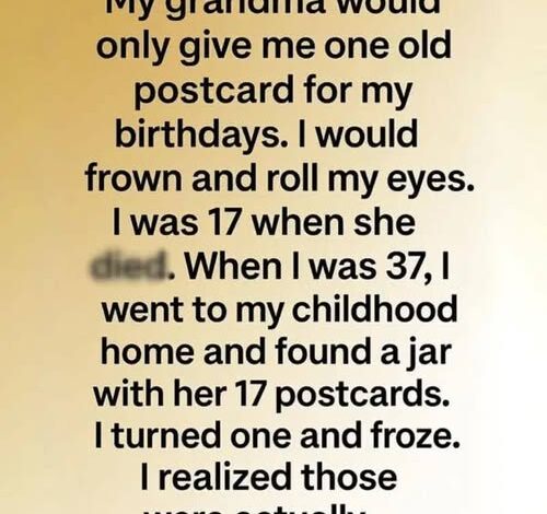 The Postcards My Grandma Gave Me Were Hiding A Secret She Took To Her