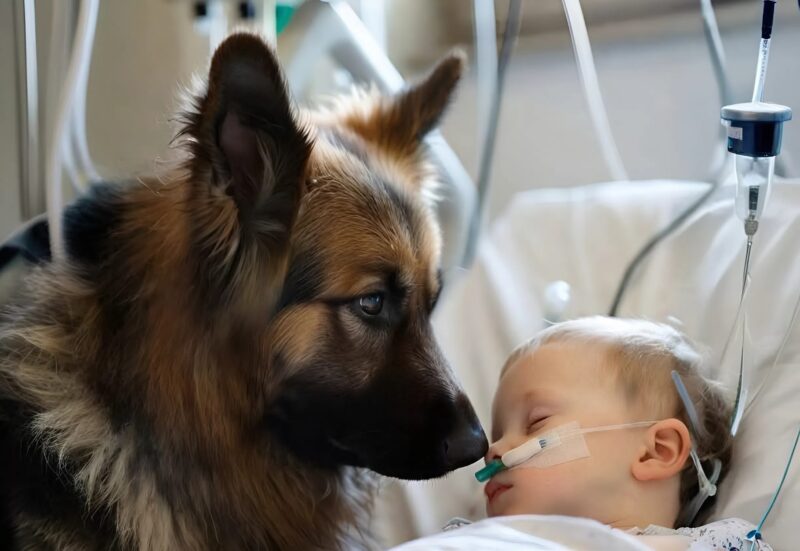 The boy stayed alive only thanks to life-support machines, and the doctors had already lost all hope, but when his dog walked into the room, something unexpected happened