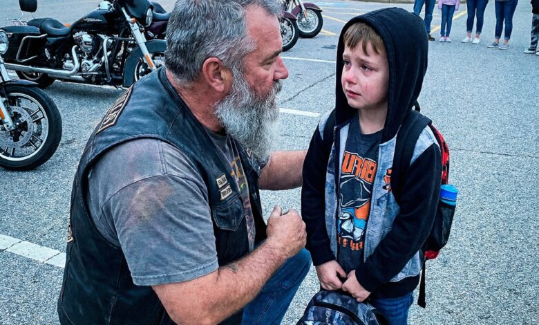 Bullied boy told me he’d rather die than go back to school, so I called every biker I knew and we showed up at 7 AM the next morning