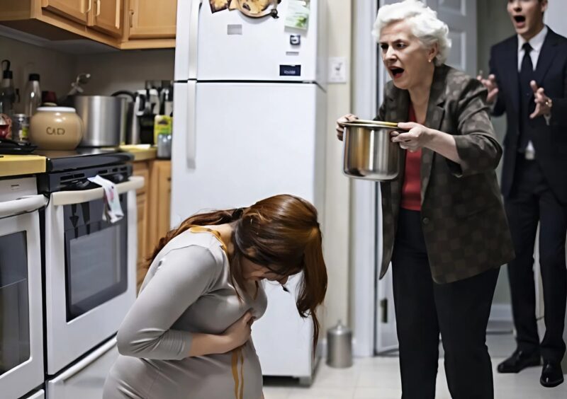 My mother-in-law poured hot soup over me when I said I had severe stomach pain and needed to go to the hospital: “Stop pretending, no one is going to cook dinner for you”