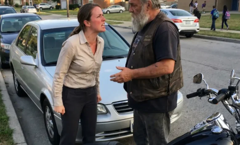 I Confronted The Biker Who Followed My Daughter Home From School Every