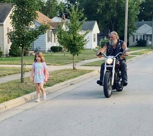 I Confronted The Biker Who Followed My Daughter Home From School Every