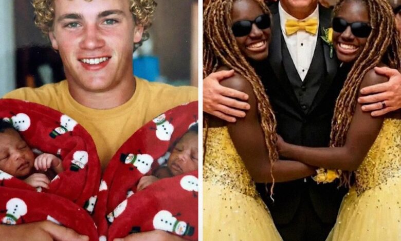 My Wife Abandoned Me with Our Blind Newborn Twins – 18 Years Later, She Returned with One Strict