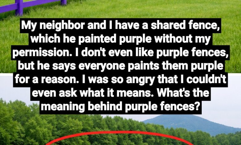 What a Purple Fence