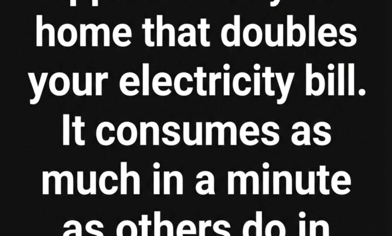 The Household Appliance That Uses More Energy Than You
