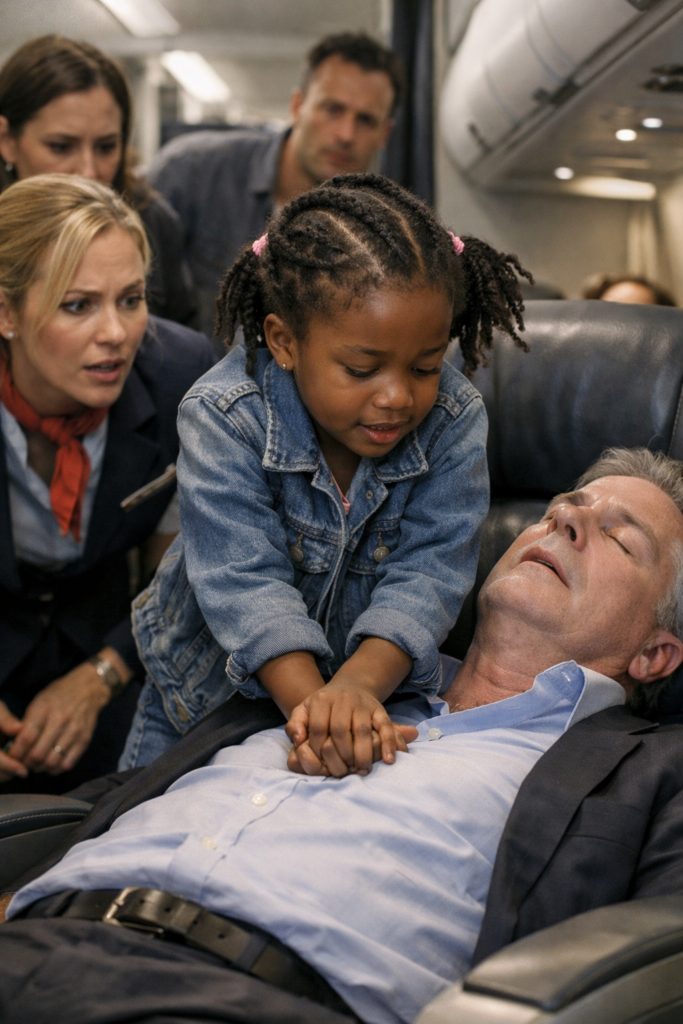 No One Noticed the Poor Little Girl on the Plane… Until She Saved a Billionaire and His Whisper Changed