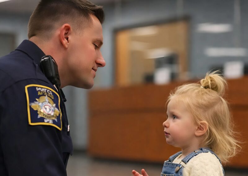 A little girl came into a police station to confess to a serious crime, but what she said left the officer in complete shock