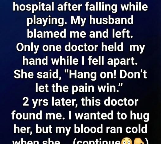 The Doctor Who Held My Hand! A Story of Loss, Healing, and