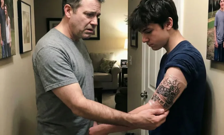 My 16-Year-Old Son Came Home With A Tattoo Identical To My Dead Biker Brother’s