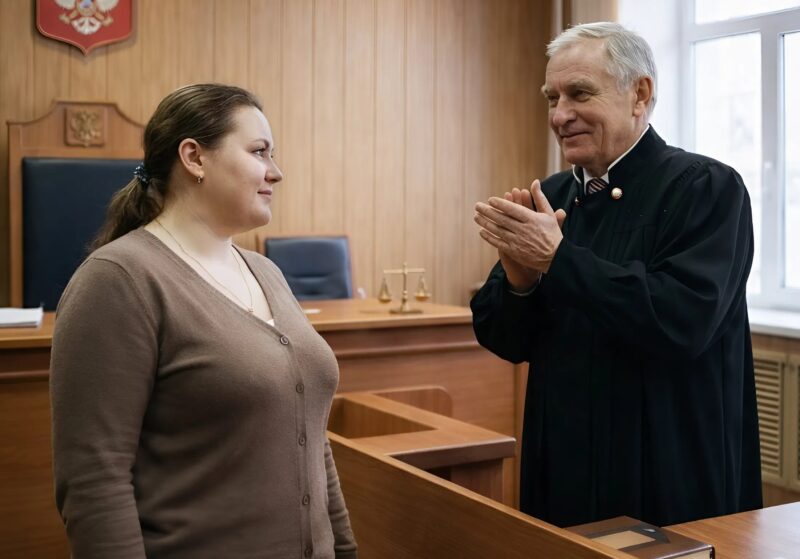 During the divorce proceedings in court, amid her husband’s laughter, the wife calmly handed over all her property to him. But when the judge realized what was really hidden behind this “generous” gesture, he stood up from his seat and applauded the woman standing