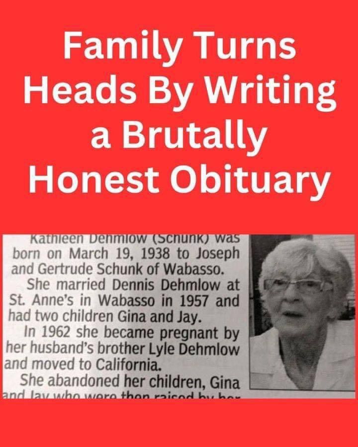 The Unexpected Message in Her Obituary That Stood