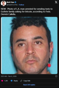 Ex-LA County worker arrested in Nancy Guthrie case