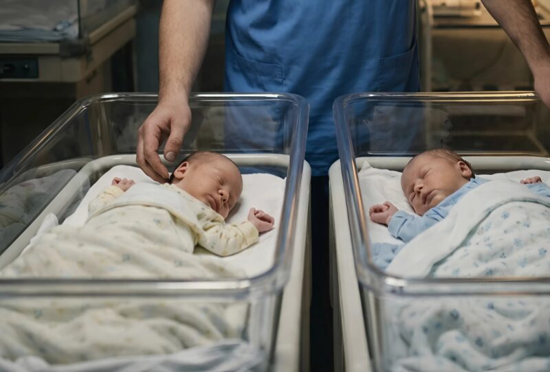 The young woman in labor died during childbirth, leaving behind two twins: the doctor told the relatives about only one child, while the second, who was gravely ill, he took with him and raised as his own son